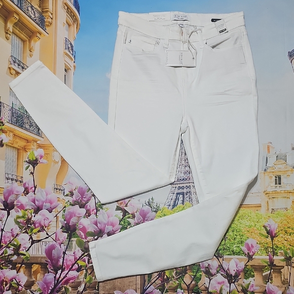 Judy Blue High Waist White Skinny Jeans Size 7/28 New - Picture 2 of 8
